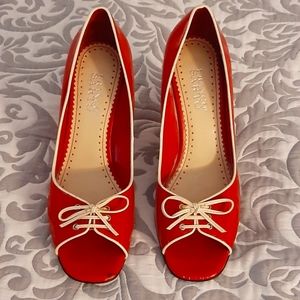 Pinup Peep Toe Heels